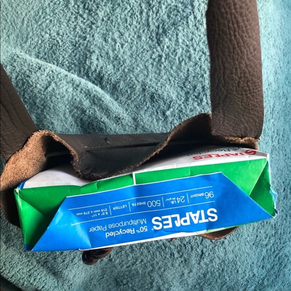 Unique Handmade Leather Satchel Bag - Picture 5 of 6